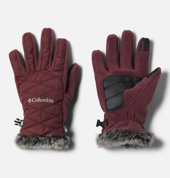 Columbia Heavenly Gloves Women Red USA (US127461)